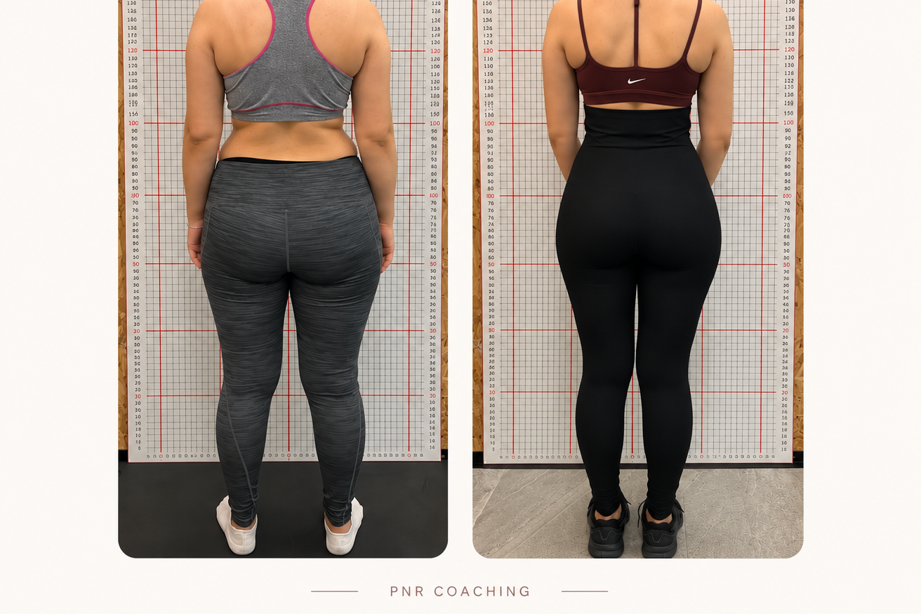 Real PNR Coaching client progress, back view